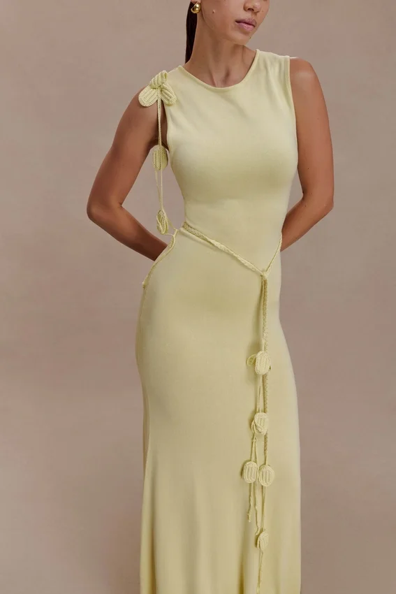 Monay Tulip Maxi Dress – Lemon Monay Tulip Maxi Dress – Lemon