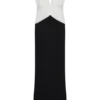 Monique Contrast Maxi Dress – Black