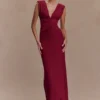 Monique Maxi Dress – Plum