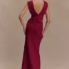 Monique Maxi Dress – Plum