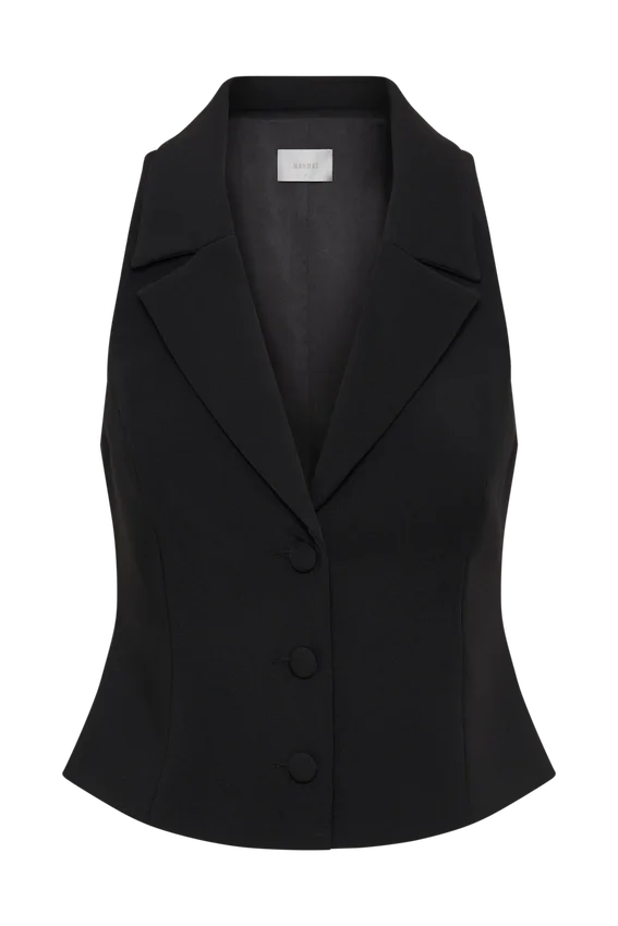 Mura Suiting Vest – Black Mura Suiting Vest – Black