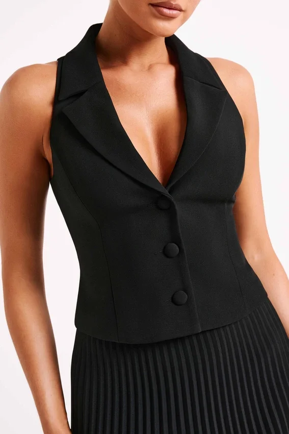 Mura Suiting Vest – Black Mura Suiting Vest – Black