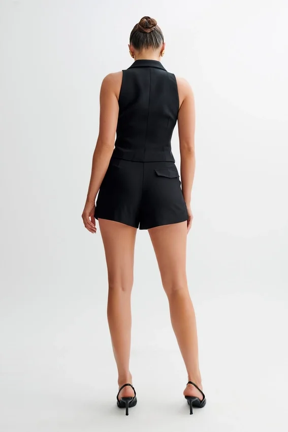 Mura Suiting Vest – Black Mura Suiting Vest – Black
