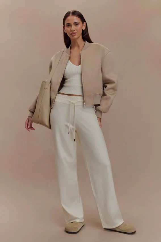 Rudy Suede Bomber Jacket – Sand Rudy Suede Bomber Jacket – Sand
