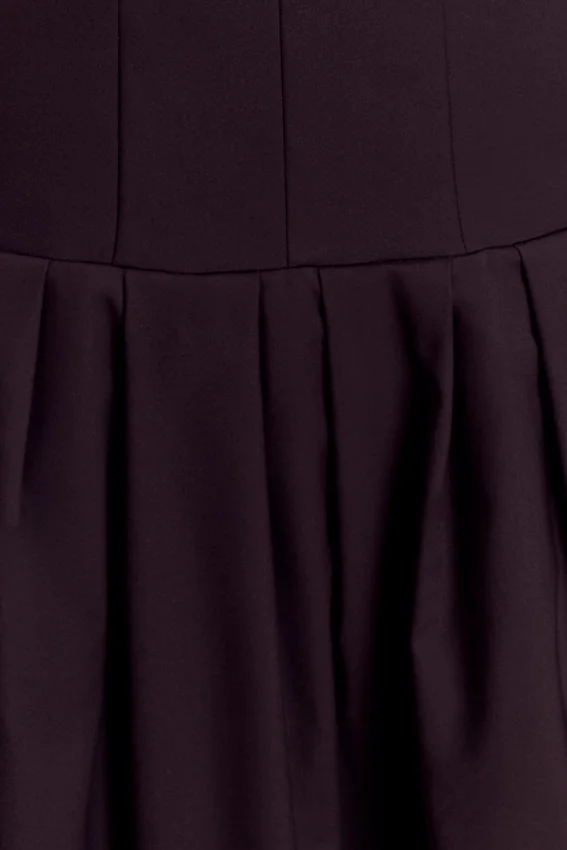 Natascha Drop Waist Cotton Midi Dress – Chocolate Natascha Drop Waist Cotton Midi Dress – Chocolate