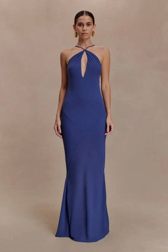 Nerea Slip Halter Maxi Dress – Purple Ink Nerea Slip Halter Maxi Dress – Purple Ink