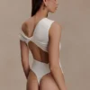 Niamh Modal Twist Back Bodysuit – Ivory