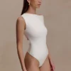 Niamh Modal Twist Back Bodysuit – Ivory