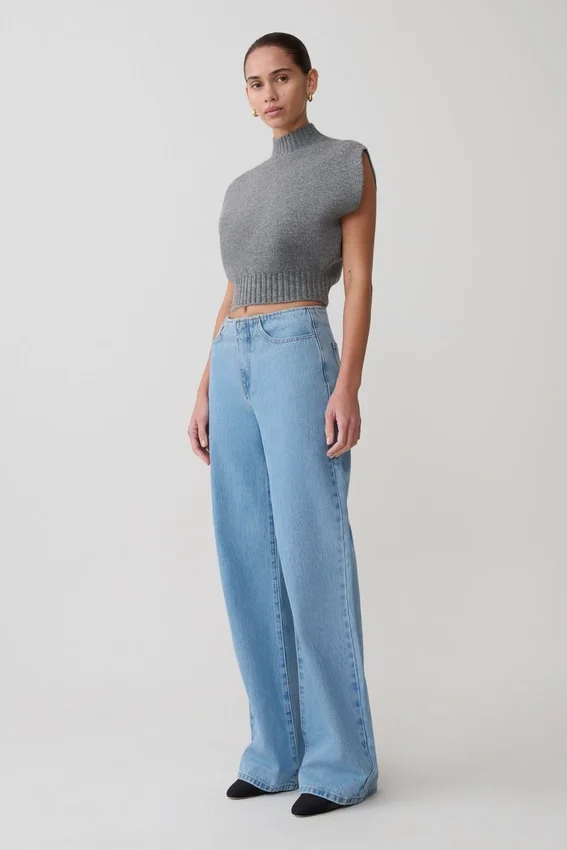 Niko Knit Oversized Top – Charcoal Niko Knit Oversized Top – Charcoal