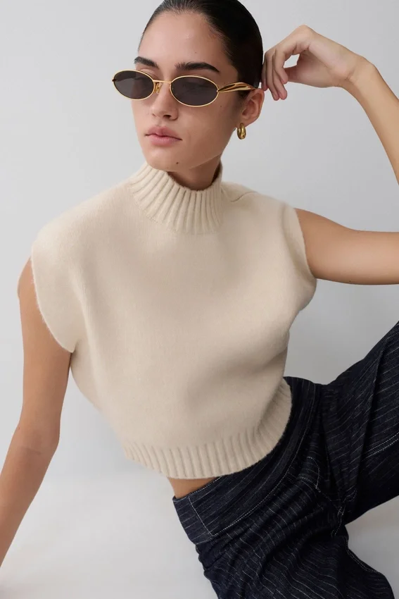 Niko Knit Oversized Top – Ivory Niko Knit Oversized Top – Ivory