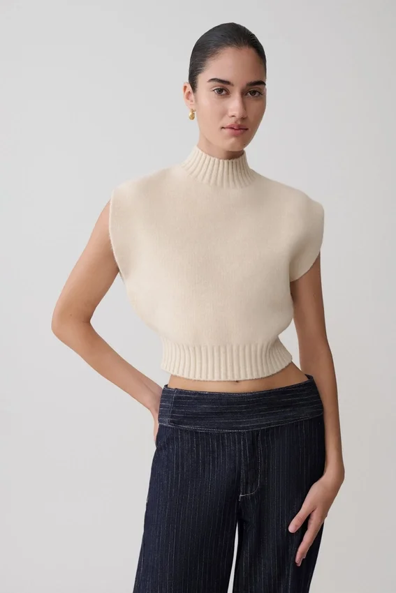 Niko Knit Oversized Top – Ivory Niko Knit Oversized Top – Ivory