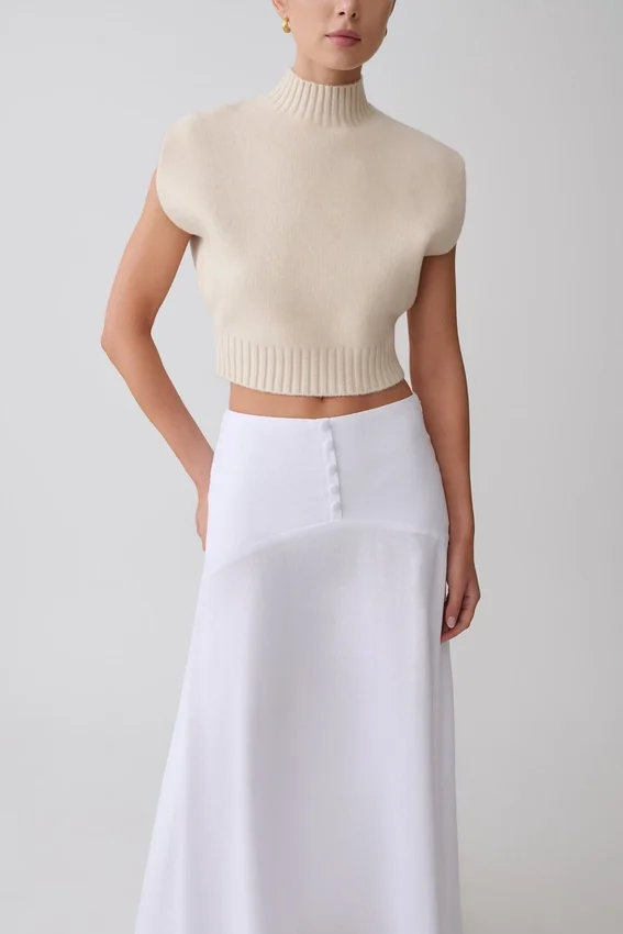 Niko Knit Oversized Top – Ivory Niko Knit Oversized Top – Ivory