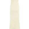 Nova Ruffle Off Shoulder Maxi Dress – Ivory