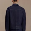 Olandria Oversized Jacket Top – Washed Indigo Blue