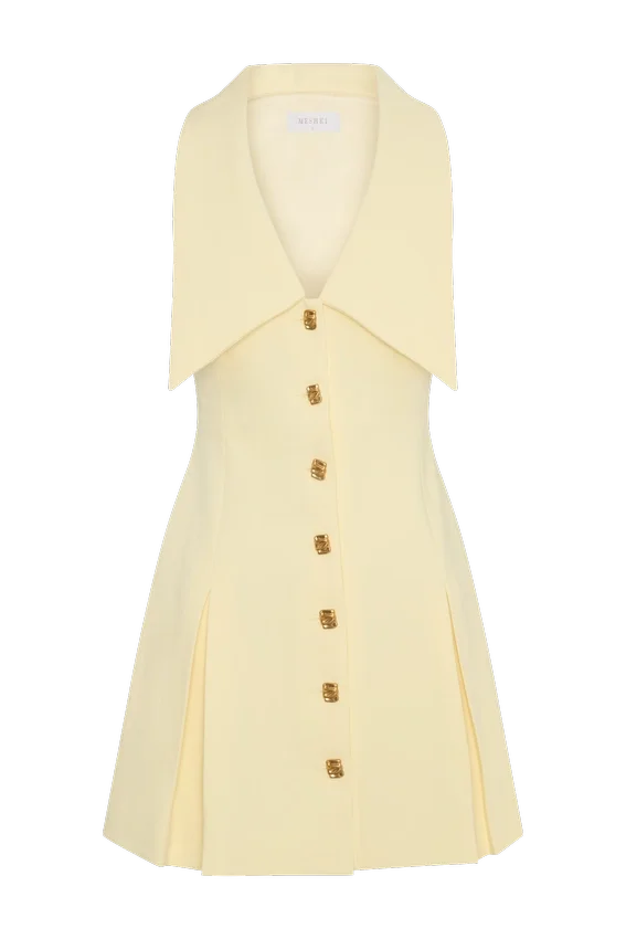 Oli Sleeveless Mini Dress – Lemon Oli Sleeveless Mini Dress – Lemon