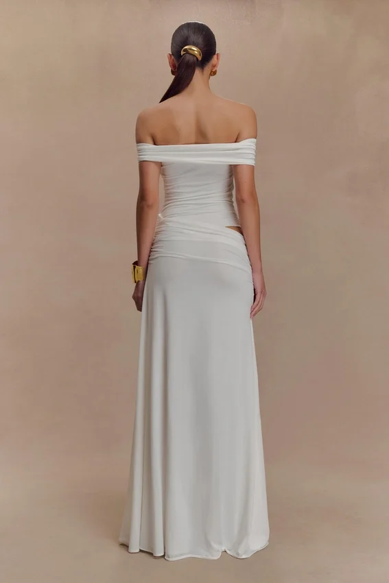 Oliver Slinky Maxi Dress – White Oliver Slinky Maxi Dress – White