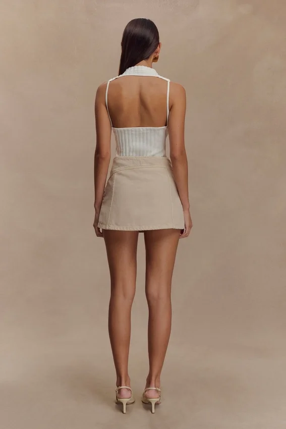 Oona Turtle Neck Knit Top – Ivory Oona Turtle Neck Knit Top – Ivory