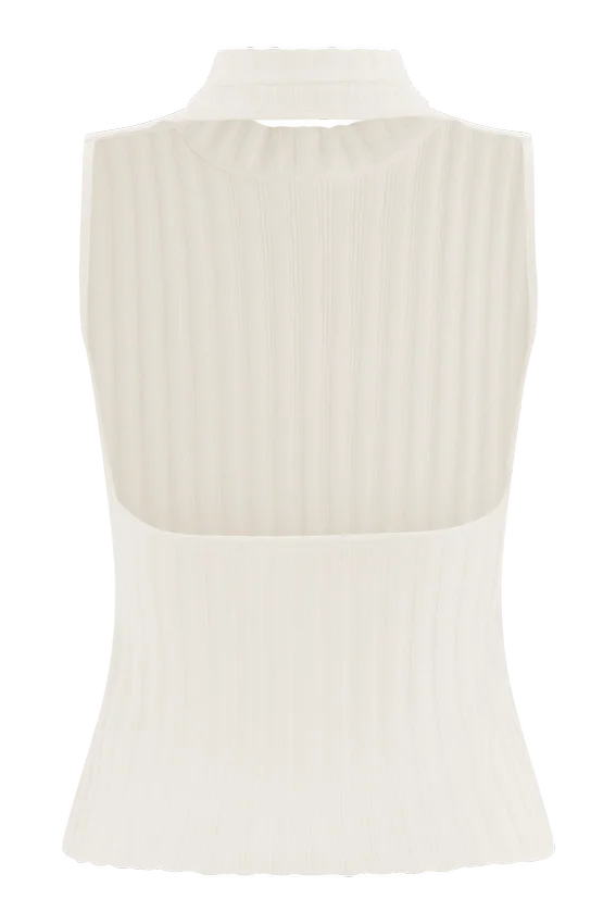 Oona Turtle Neck Knit Top – Ivory Oona Turtle Neck Knit Top – Ivory
