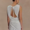 Oria Chiffon Mini Dress – White Oria Chiffon Mini Dress – White