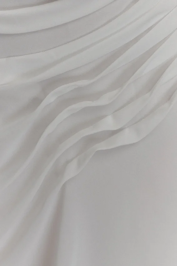 Oria Chiffon Mini Dress – White Oria Chiffon Mini Dress – White