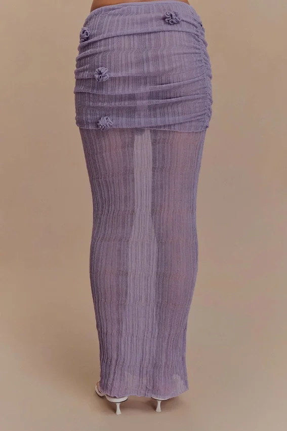 Orianna Orchid Knit Maxi Skirt – Orchid Orianna Orchid Knit Maxi Skirt – Orchid