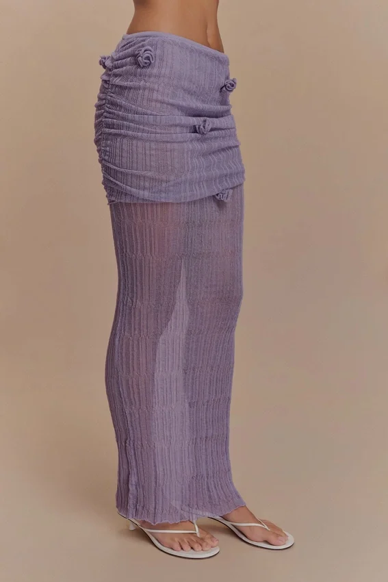 Orianna Orchid Knit Maxi Skirt – Orchid Orianna Orchid Knit Maxi Skirt – Orchid