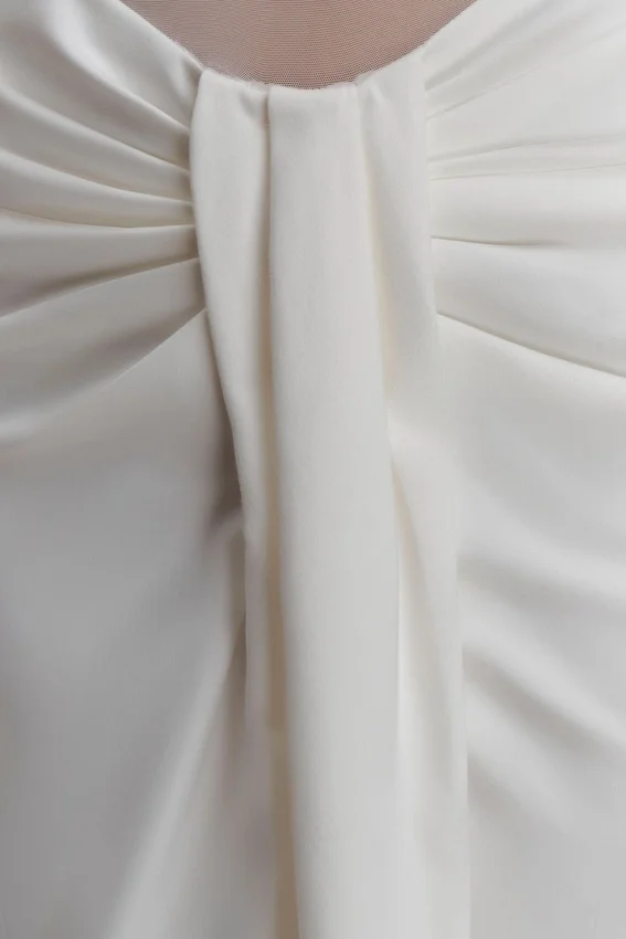 Paulina Cut Out Strapless Maxi Dress – White Paulina Cut Out Strapless Maxi Dress – White