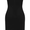 Paulina Velvet Strapless Mini Dress – Black Paulina Velvet Strapless Mini Dress – Black