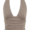 Peregrine Modal Gathered Halter Top – Neutral Peregrine Modal Gathered Halter Top – Neutral