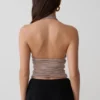 Peregrine Modal Gathered Halter Top – Neutral Peregrine Modal Gathered Halter Top – Neutral