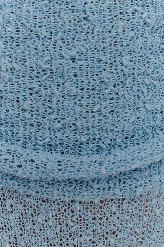 Petra Ruched Knit Maxi Skirt – Light Blue Petra Ruched Knit Maxi Skirt – Light Blue