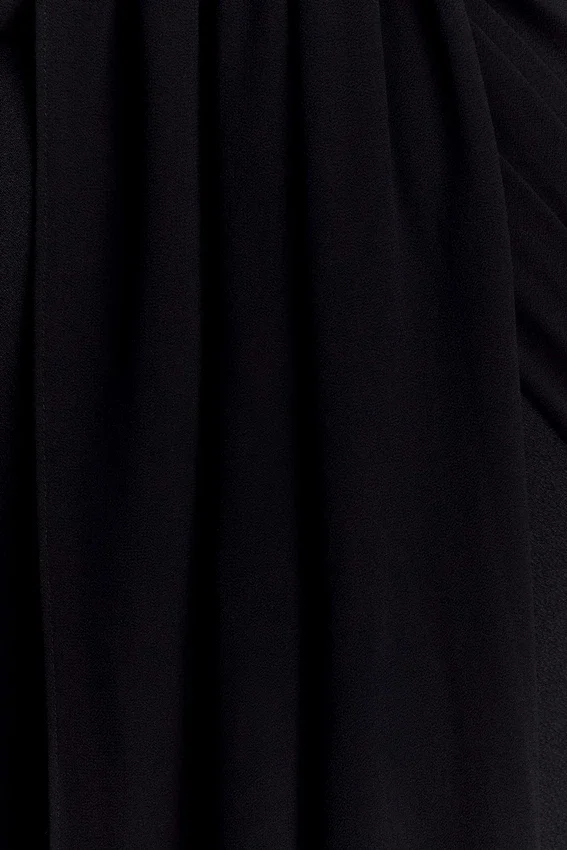 Philippa Knotted Crepe Maxi Dress – Black Philippa Knotted Crepe Maxi Dress – Black