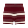 Philly Stripe Knit Short – Burgundy/Cream Philly Stripe Knit Short – Burgundy/Cream