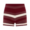 Philly Stripe Knit Short – Burgundy/Cream Philly Stripe Knit Short – Burgundy/Cream