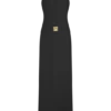 Quincy Halter Maxi Dress With Hardware – Black Quincy Halter Maxi Dress With Hardware – Black