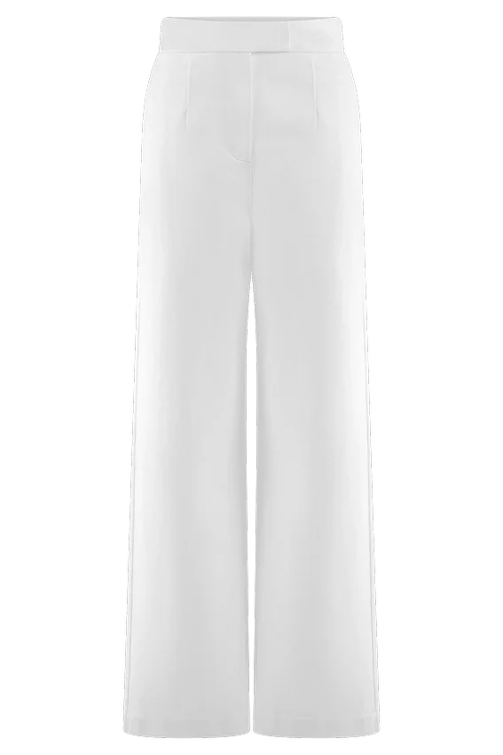 Rayne Wide Leg Denim Jeans – White Rayne Wide Leg Denim Jeans – White