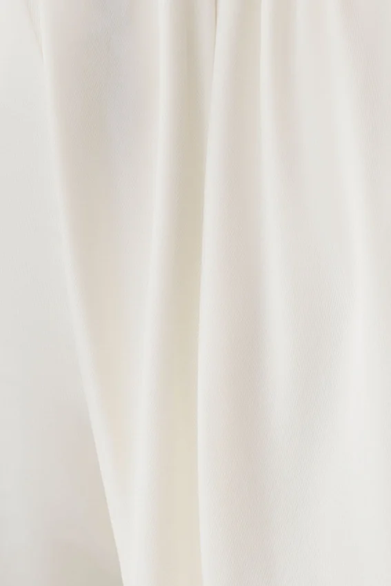 Ren Cowl Long Sleeve Slinky Bodysuit – Ivory Ren Cowl Long Sleeve Slinky Bodysuit – Ivory