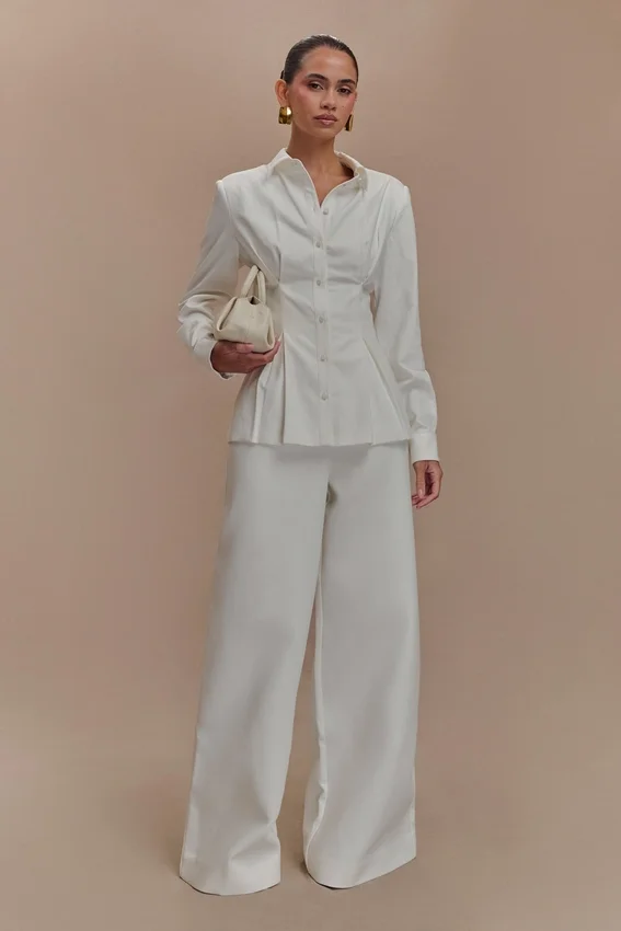 Rhia Oversized Shirt – White Rhia Oversized Shirt – White