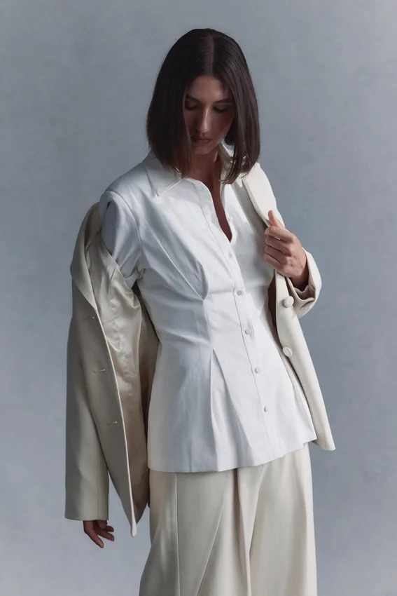 Rhia Oversized Shirt – White Rhia Oversized Shirt – White