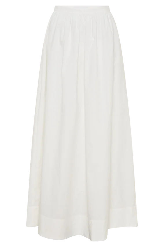 River Gathered Maxi Skirt – White River Gathered Maxi Skirt – White