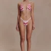 Robyn Beaded Bikini Bottom – Pink