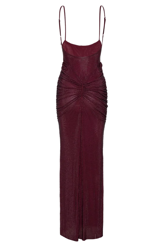 Roisin Diamante Maxi Dress – Mahogany Roisin Diamante Maxi Dress – Mahogany
