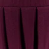 Romaine Bandage Knit Midi Skirt – Wine