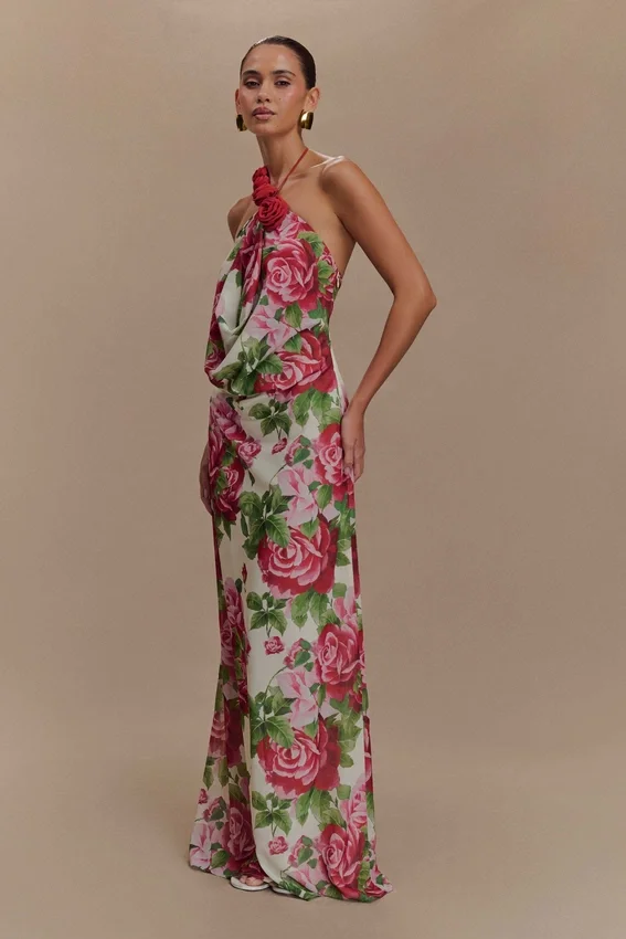 Rosalia Cowl Neck Maxi Dress – Sonia Rose Print Rosalia Cowl Neck Maxi Dress – Sonia Rose Print