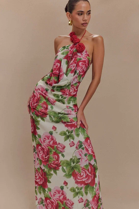 Rosalia Cowl Neck Maxi Dress – Sonia Rose Print Rosalia Cowl Neck Maxi Dress – Sonia Rose Print