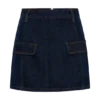 Rosalyn Mini Denim Skort – Indigo Blue
