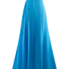 Rosella Satin Strapless Maxi Dress – Cyan Blue Rosella Satin Strapless Maxi Dress – Cyan Blue