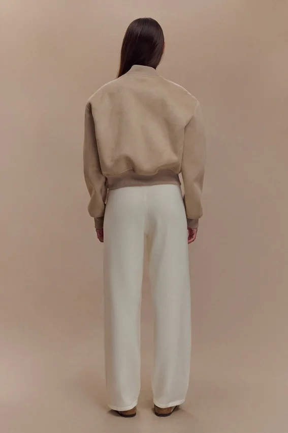 Rudy Suede Bomber Jacket – Sand Rudy Suede Bomber Jacket – Sand