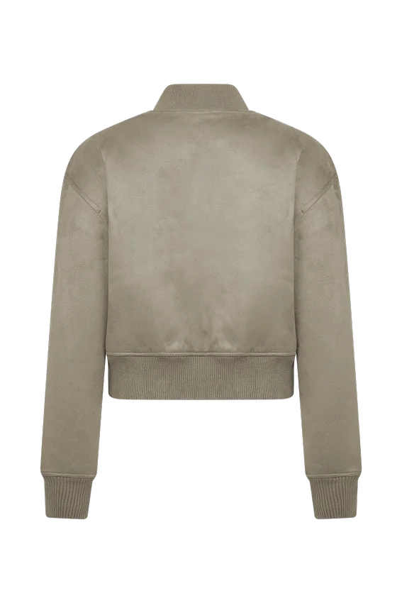 Rudy Suede Bomber Jacket – Sand Rudy Suede Bomber Jacket – Sand