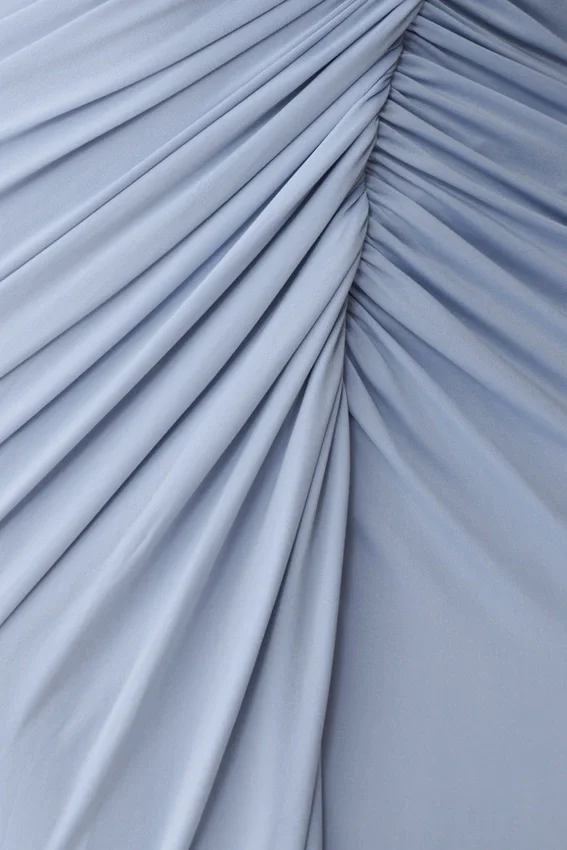 Ryn Twisted One Shoulder Maxi Dress – Sky Blue Ryn Twisted One Shoulder Maxi Dress – Sky Blue